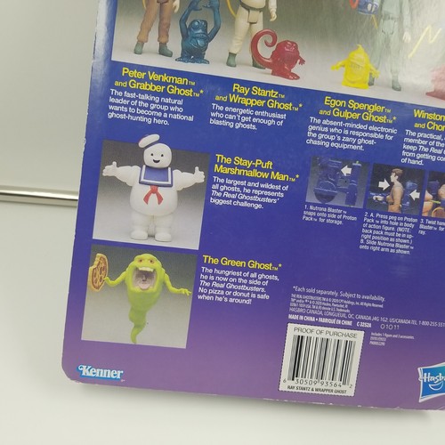 Nueva figura Kenner The Real Ghostbusters 2020 Ray Stantz y Wrapper Ghost - Imagen 7 de 7