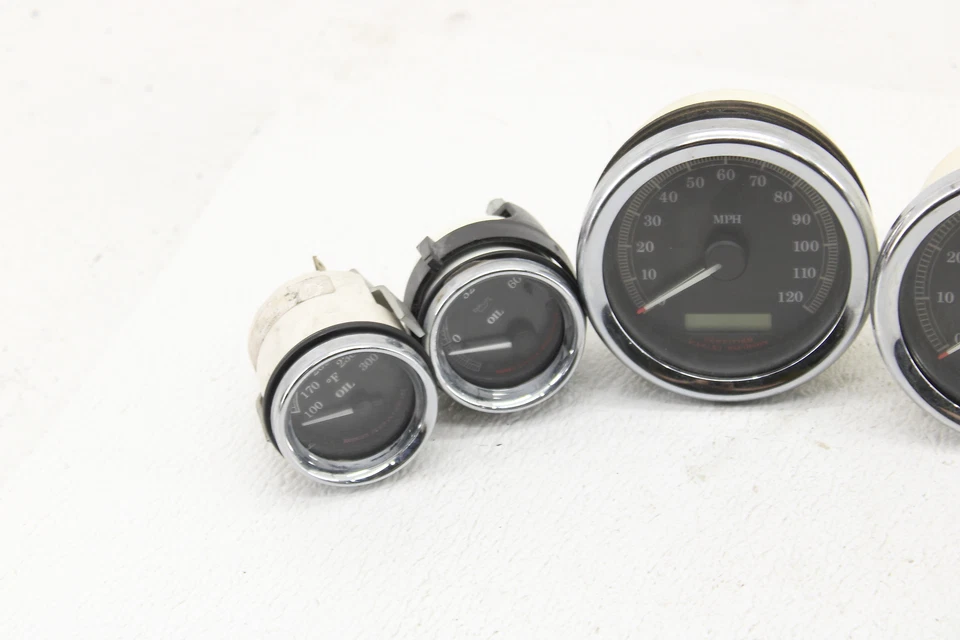 Harley Davidson Electra Gauge Set Speedo Tach 2004-2005 aceite aire combustible voltaje Foto 2 de 4