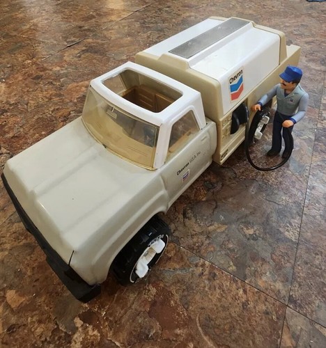 Vintage 70’s Tonka Chevron Tanker Truck Metal & Plastic (see Description) - Picture 5 of 11