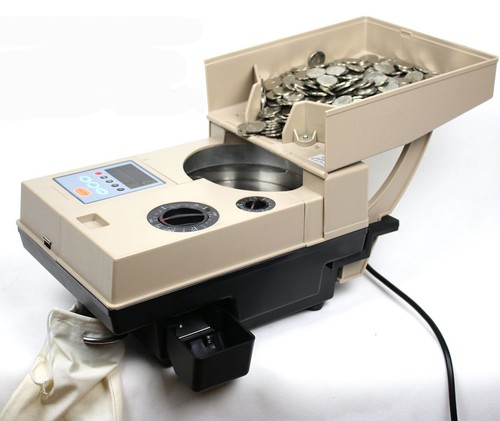 Trieur automatique électronique de pièces de monnaie compteur de pièces machine à compter les pièces 110V- vendu