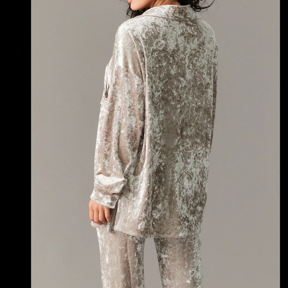 Velour shacket Clearance