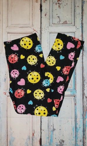Butterweiche MARIENKÄFER und HERZEN Leggings - ONESIZE - Bild 2 von 5