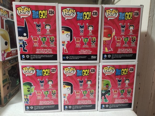 Funko Pop! Teen Titans GO! Robin 334 Raven 335 Starfire 336 Beast Boy 337 Cyborg - Imagen 3 de 13