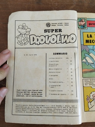 1976 04 SUPER PROVOLINO APRILE 1976 N.35 - Picture 3 of 7