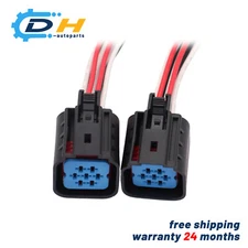 2× New Headlight Plug with Wires Harness for 2003-07 2011-14 Ford Focus Edge