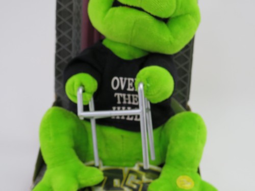 Vintage 2000s Gemmy Frogz Over The Hill Rock It Rap It Ribbit VTG 00s Gag Gift - Picture 12 of 13