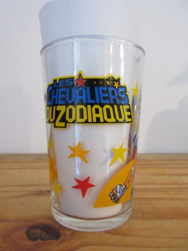 Verre à moutarde LES CHEVALIERS DU ZODIAQUE vintage 1986 HYOGA collection - Picture 3 of 4