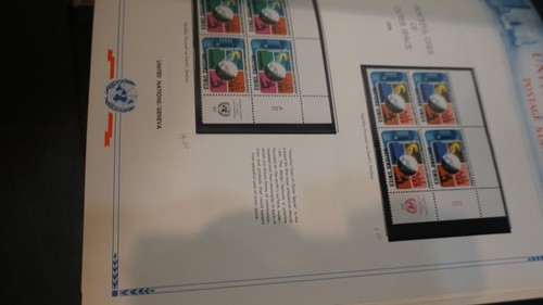 United Nations collection of Plate blocks Inscription in huge album MNH stamps - Picture 11 of 24