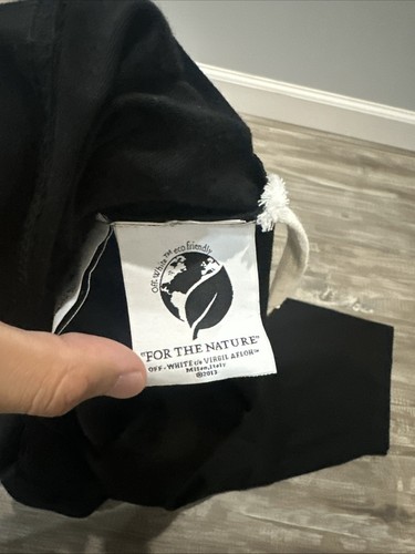 Off White Wizard T Shirt Sz XL Black Double Sided Made in Portugal - Picture 7 of 12