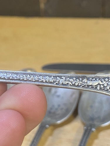 TIFFANY & CO PLATA ESTERLINA OLÍMPICA 14 piezas cubiertos con monograma antiguos - Imagen 4 de 21