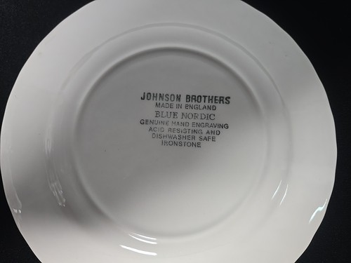Lot Of 28 J G Classic Meakin Blue Nordic Onion Pattern English Small Plate 6.75” - Picture 6 of 6
