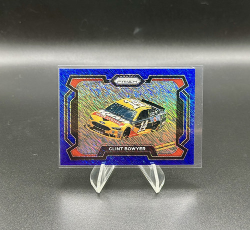 Panini Prizm FOTL 2024 Rides Blue Shimmer/10 - Clint Bowyer - Imagen 1 de 2