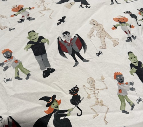 Pottery Barn Kids Trick-or-Treat Halloween Full Sheet Set - Picture 4 of 5