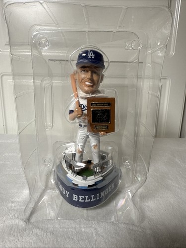LA Dodgers Cody Bellinger 2017 Rookie of the Year Stadium Base Bobble LE - Picture 2 of 8