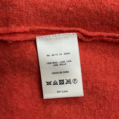 Anthropologie Sparrow Jacke klein koralle Wolle adrett Landhaus Boho Wickel Bindeband Taille - Bild 12 von 13