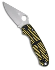 Spyderco Para 3 Salt 2.93" Yellow/Black CPM MagnaCut Plain Folding Pocket Knife