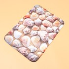 Non-slip Floor Mat Sea Shell Bath Seaside Beach Runner Theme Bathroom