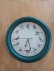 The Original Singing Bird Hanging Wall Sound Clock, 13 Inch, Green Works Great 