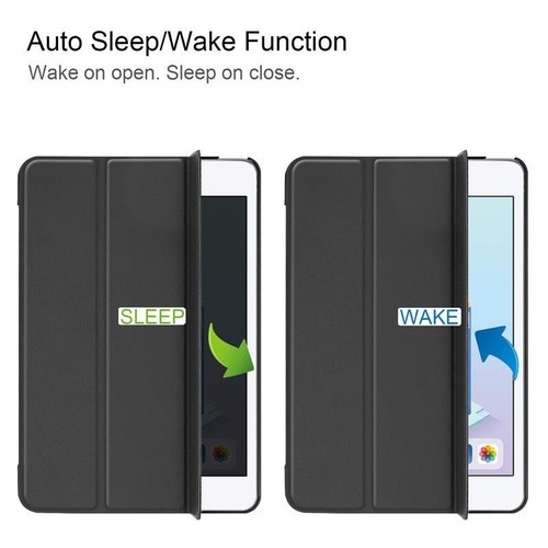 Smart Case for iPad mini 4th 5th Generation Leather Stand Cover Magnetic Sleep - Picture 4 of 44