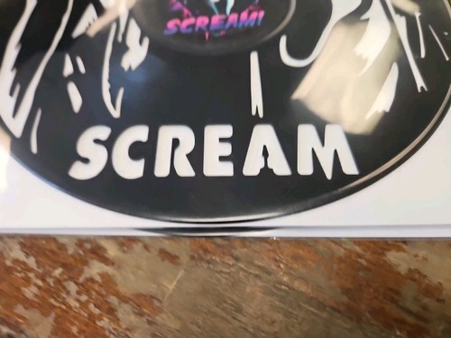 SCREAM GHOSTFACE MOVIE VINYL ART CUTOUT LP SUITABLE FOR FRAMING  - Bild 5 von 5