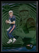 Mac Jones 2023 Panini Illusions #75 Emerald Trophy Collection