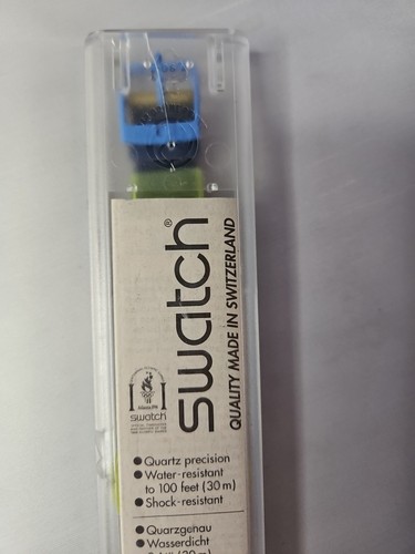 Vintage 1996 Atlanta Olympic Specials Staff Swatch Watch Brand New In Box Blue - Picture 5 of 7