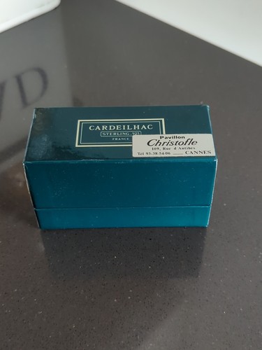 French VTG Christofle Cardeilhac Sterling Silver 925 Salt/Pepper Shakers Set M25 - Picture 8 of 8