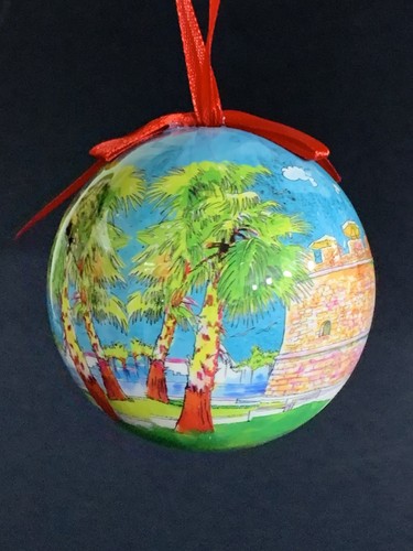 New Albania Durresi Christmas Tree Ornament-Christmas ball ornament-Souvenir - Picture 7 of 13