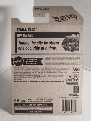 2025 Hot Wheels HW Metro 2/5 - SMALL BLOC - 7/250 - HYW65 - Foto 11 di 12