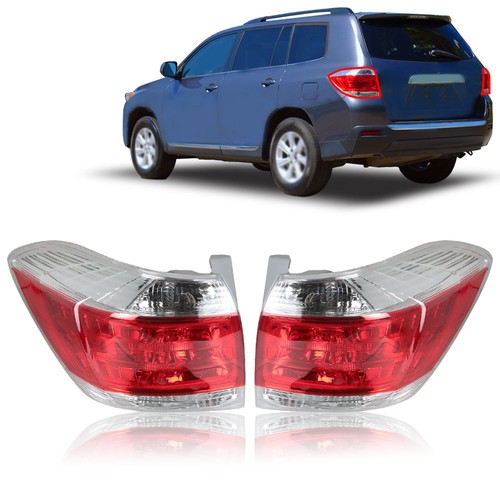Pair For Toyota Highlander 11-13 Taillight Replacement Halogen Clear Lens LH+RH - Bild 11 von 11