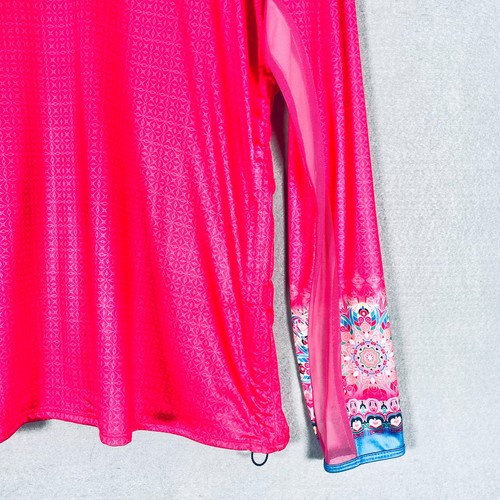 Camisa Pullover Tenis Lucky In Love Para Mujer L Rosa Caliente Manga Larga UPF 50 - Imagen 2 de 14
