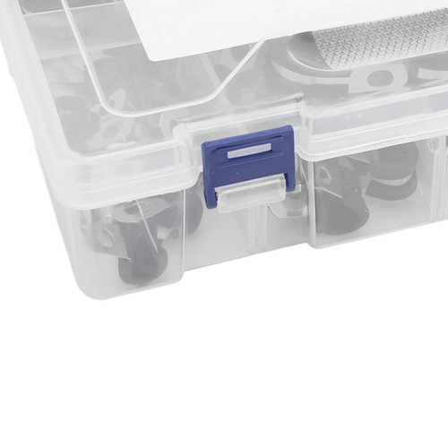 80Pcs Cable Clamps Set 1/4in - 3/4in With Sorter Box Stainless Steel Pipe Tub UK - Picture 21 of 22