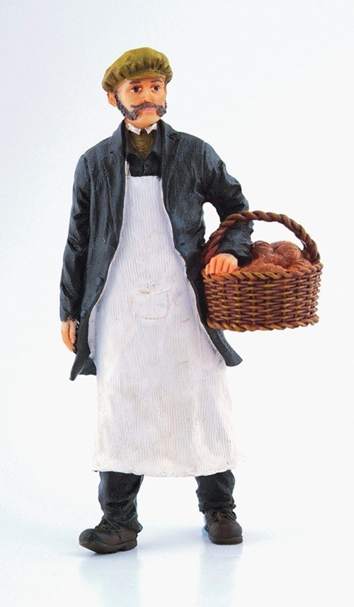 Dolls House Miniature 1/12th Scale Resin Baker Doll Figure DP296
