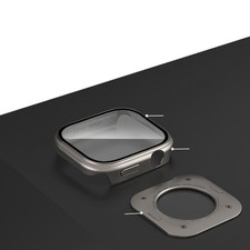 Shockproof Metal Watch Case Film For Apple Watch Series 10 9 8 7 6 5 4 SE Ultra