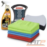 Sonax 750Ml Bike Reiniger Fahrradreiniger+Multischwamm+Microfasertuch 6-ER Pack
