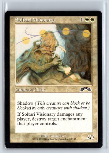 (10X) Soltari Visionary Exodus Common – MTG Magic the Gathering Card - Picture 9 of 23