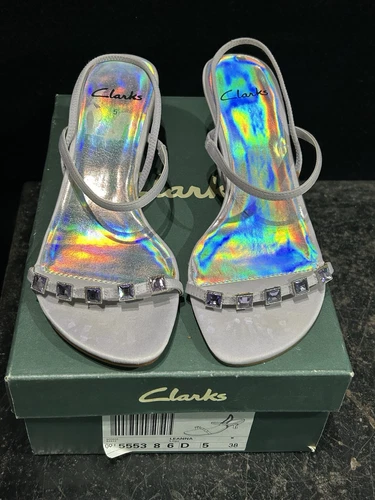 Sandali donna Clarks Leanna lilla taglia 5 ref GC7