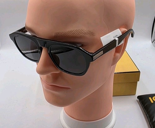 Occhiali da sole uomo Fendi Essential 52 mm rettangolari prezzo al dettaglio consigliato $490 - Foto 20 di 24
