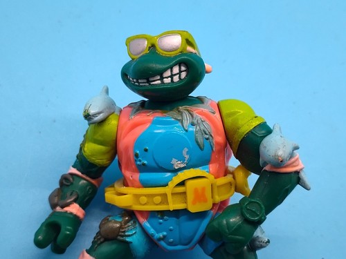 Vtg 1990-91 Teenage Mutant Ninja Turtles Action Figure Lot 2 TMNT Mike Don - Picture 9 of 17