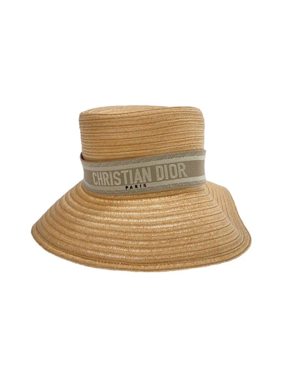 Chapeau paille femme Christian Dior chanvre beige 21DRT924G171 occasion