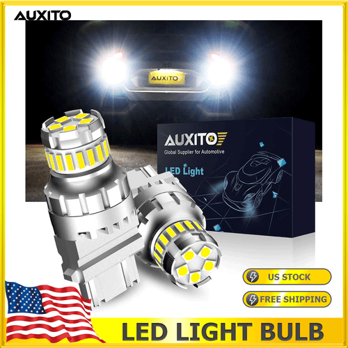 2PCS AUXITO LED Signal Turn Light Bulb 3156/ 3157/ 3057/ 4114/ 4156/ 3047/ 4157 - Picture 1 of 10