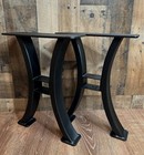 Heavy Duty Curved Beam Style American Made Table Legs (Set Of Two)