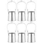 2 Count Kübel Pflanzkübel Blumen Untertopf Dekorativer Eimer Blumenhalter