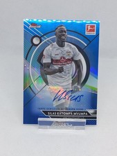 2022-23 Topps Finest Bundesliga - Autographs Silas #142 Blue Refractor /65 (AU)