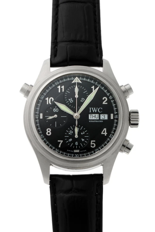 IWC Spitfire Doppel Chronograph Uhr Herren TO193098 - Bild 2 von 4