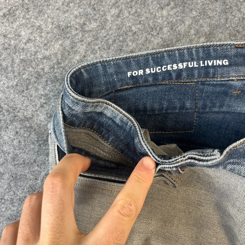 Jeans Diesel Para Hombre 32 32 Corte Inverso Inverso Raro Denim Elastizado 2020 D-Viker - Imagen 8 de 13
