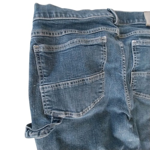 40 Grit DULUTH Slim Carpenter Stretch denim workwear jeans 33x32 / 34x34 Tag - Bild 7 von 17