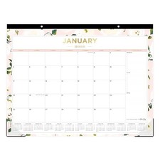   BLUE SKY 2026 DAY DESIGNER DESK PAD CALENDAR 22" X 17" COMING - Scratch  Dent