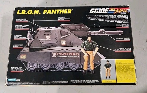 RARE BRAND NEW!! BOX SEALED!! GI Joe Sgt Savage IRON Panther - Afbeelding 6 van 7