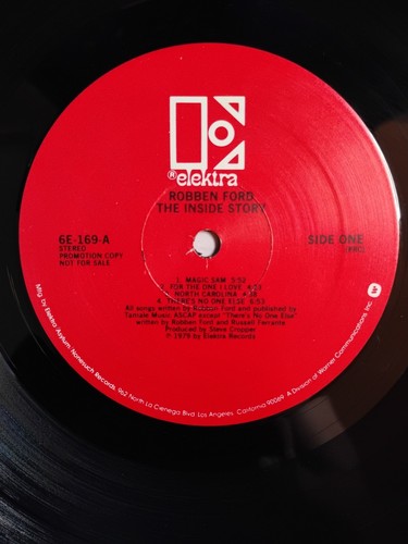 ROBBEN FORD "THE INSIDE STORY" (1979) Promo LP - Picture 6 of 9